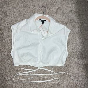Streetwear society white blouse NWT